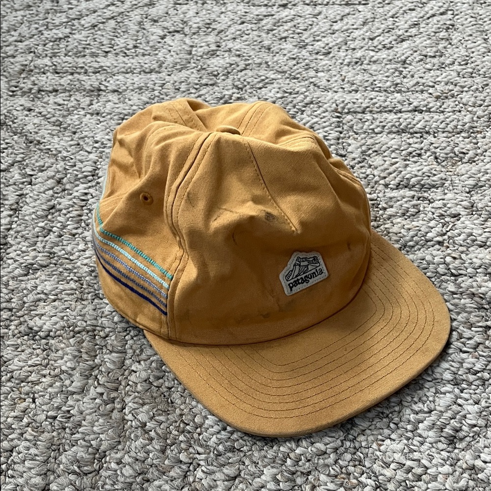 Patagonia Yellow Flat Hat